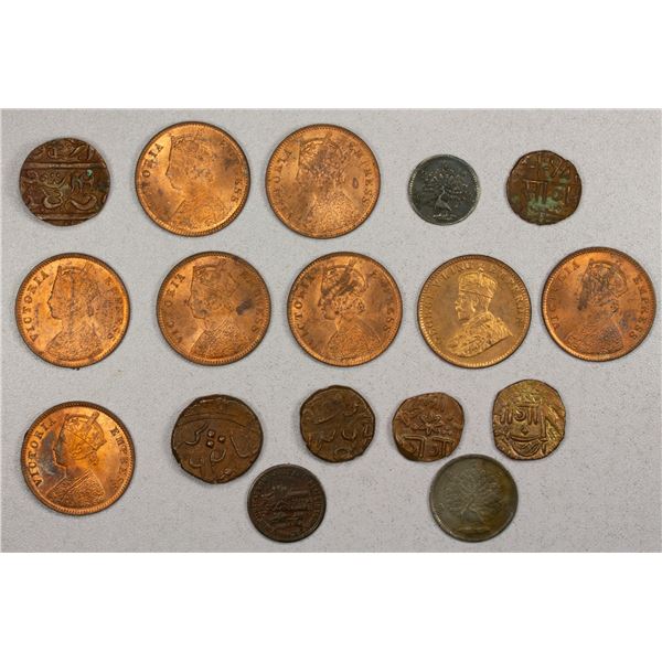 INDIA: LOT of 17 coins