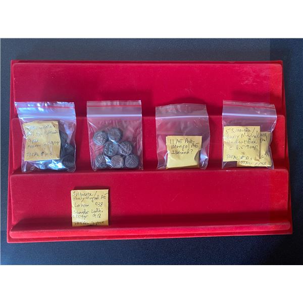 INDIA: LOT of 40 copper coins