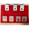 Image 1 : INDIA: LOT of 7 certified coins