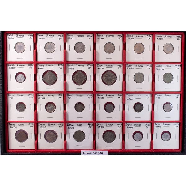 INDIA: LOT of 65 coins