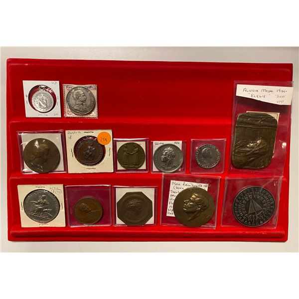 AUSTRIA: LOT of 13 medals