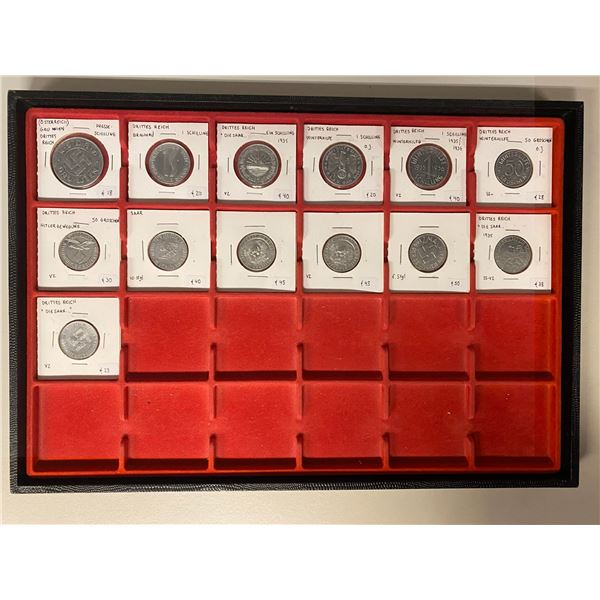AUSTRIA: LOT of 13 tokens