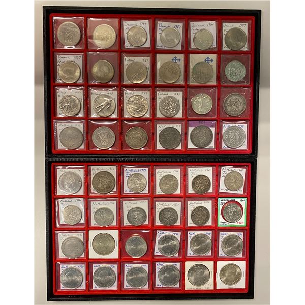 EUROPE AND COLONIES: LOT of 63 coins