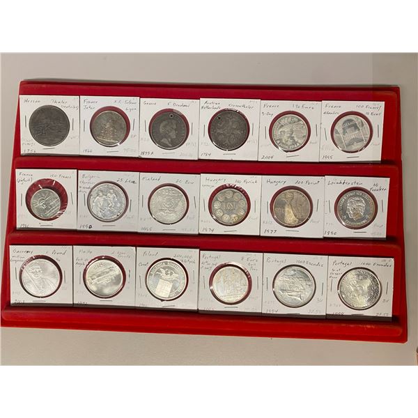 EUROPE: LOT of 35 crowns