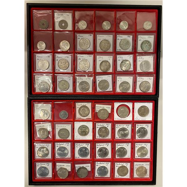 EUROPE: LOT of 68 coins