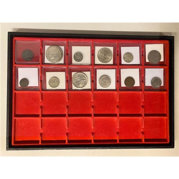 EUROPE: LOT of 12 coins