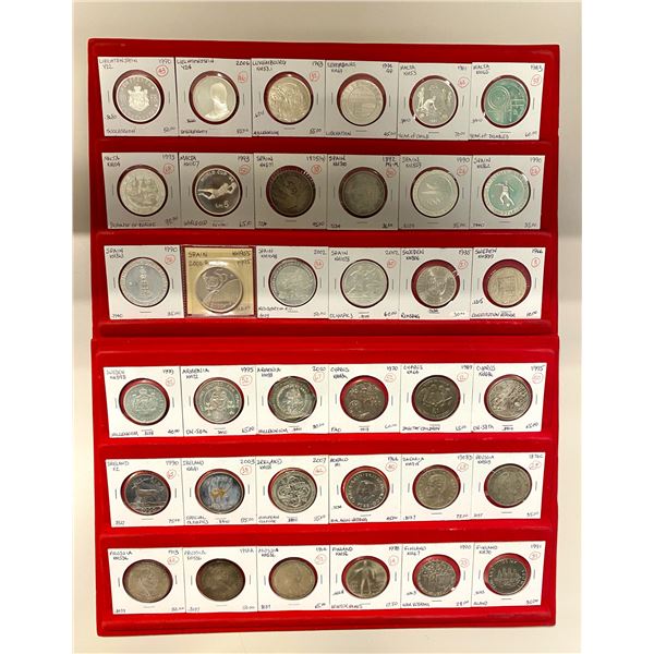 EUROPE (WESTERN): LOT of 48 coins