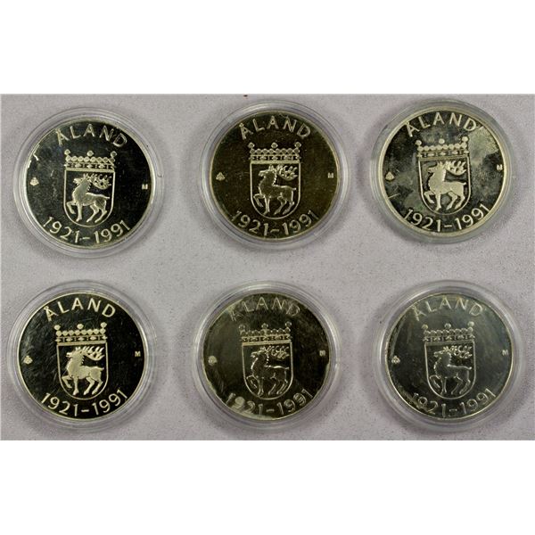 FINLAND: LOT of 6 coins