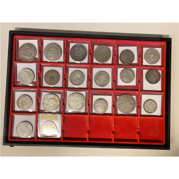 GERMAN STATES: LOT of 20 AR coins
