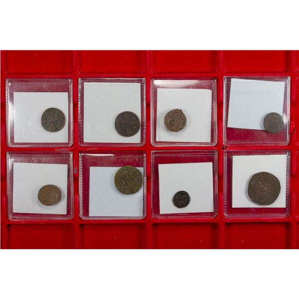GERMAN STATES: LOT of 8 AE coins