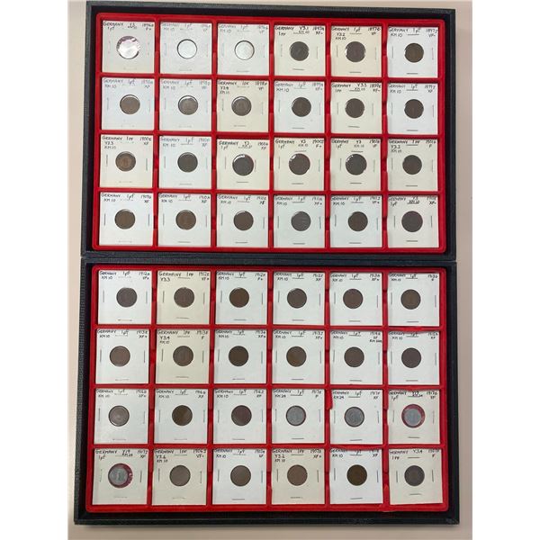 GERMANY: LOT of 175 coins