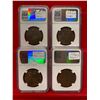 Image 2 : GREAT BRITAIN: LOT of 4 NGC certified pennies