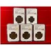 Image 1 : GREAT BRITAIN: LOT of 5 NGC certified coins