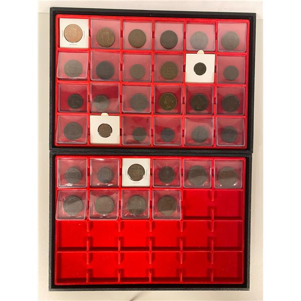 JERSEY: LOT of 34 coins