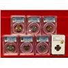 Image 1 : PORTUGAL & COLONIES: LOT of 7 certified coins