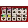 Image 2 : RUSSIA: LOT of 10 NGC cerified coins
