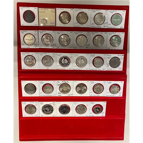 AFRICA: LOT of 29 coins