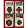 Image 2 : AFRICA: LOT of 4 certified coins