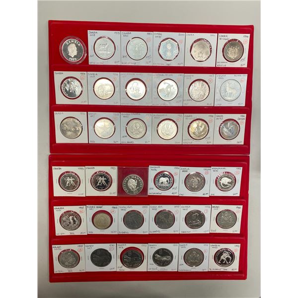 AFRICA: LOT of 48 coins