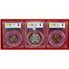 Image 2 : GUINEA-BISSAU: LOT of 3 certified coins