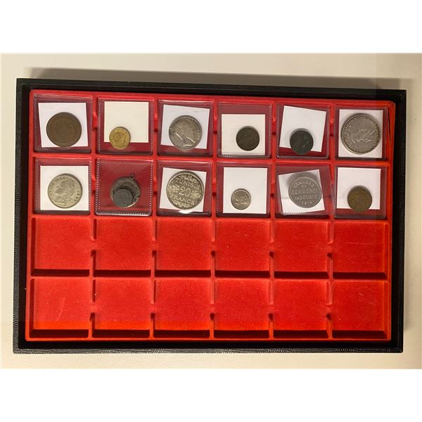 AMERICAS: LOT of 13 coins