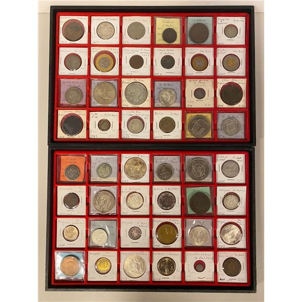 AMERICAS: LOT of 74 coins