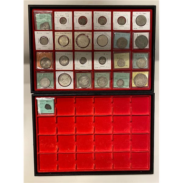 BOLIVIA: LOT of 25 coins