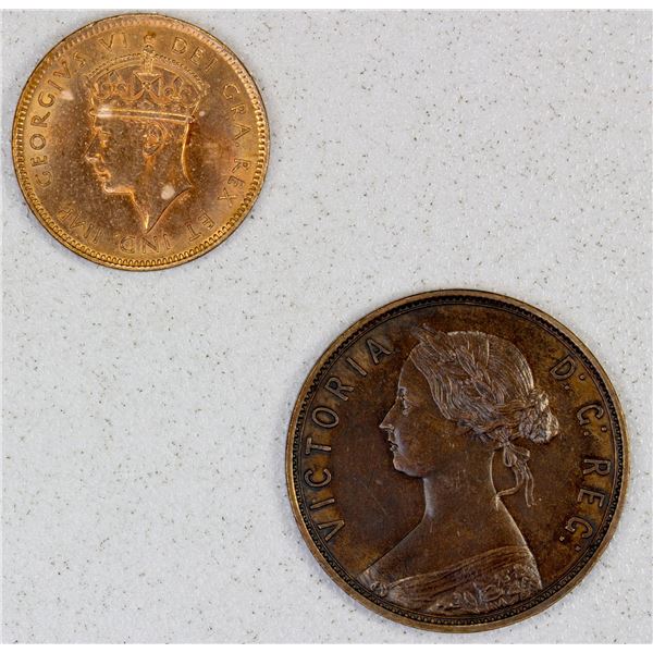 CANADA: NEWFOUNDLAND: LOT of 2 coins