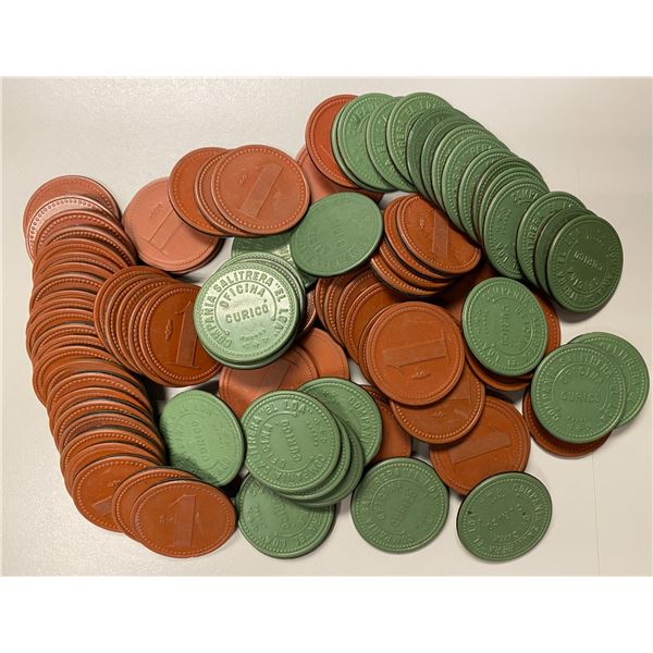 CHILE: LOT of 101 tokens