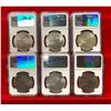 Image 2 : CUBA: LOT of 6 coins