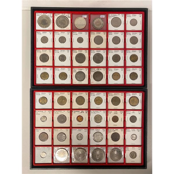 LATIN AMERICA: LOT of 117 coins