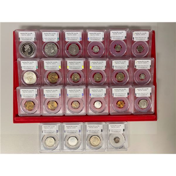 LATIN AMERICA: LOT of 22 coins