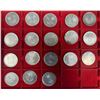 Image 1 : MEXICO: Republic, LOT of 18 silver crowns
