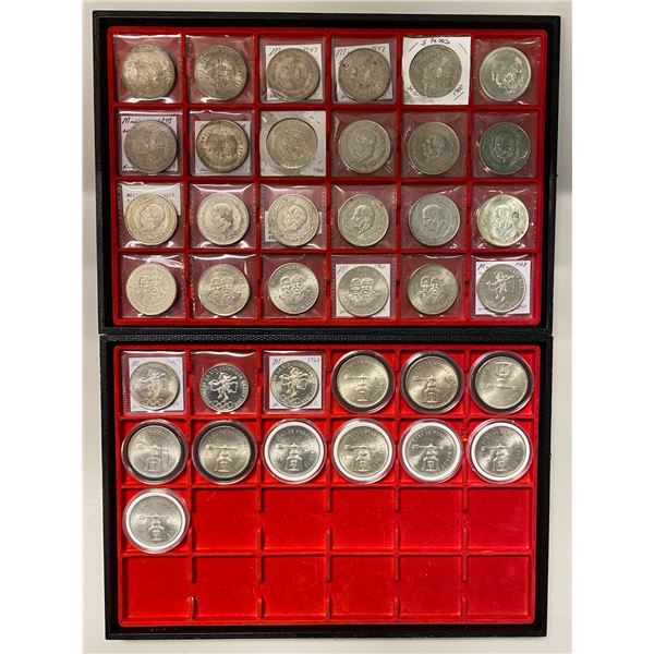 MEXICO: LOT of 37 coins
