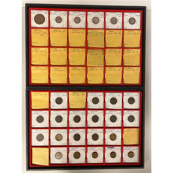 MEXICO: LOT of 127 coins