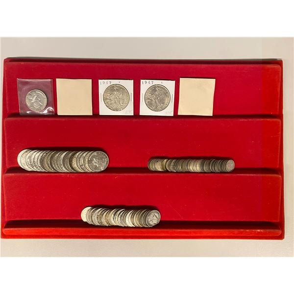 PANAMA: LOT of approximately 99 AR coins