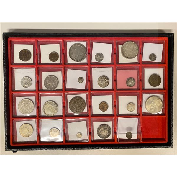 SOUTH AMERICA: LOT of 23 coins