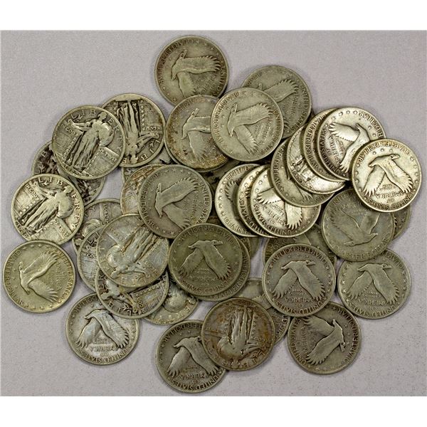 UNITED STATES: LOT of 44 coins