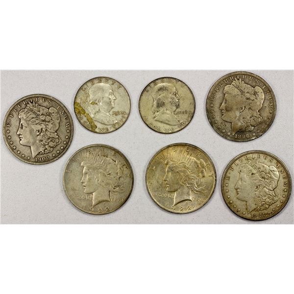 UNITED STATES: LOT of 7 coins