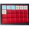 Image 1 : UNITED STATES: LOT of 6 silver & 1 clad coins dated 1987