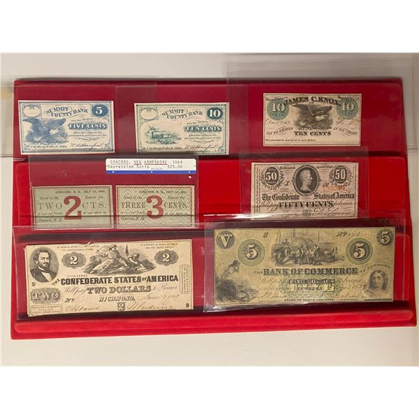 UNITED STATES: LOT of 12 banknotes