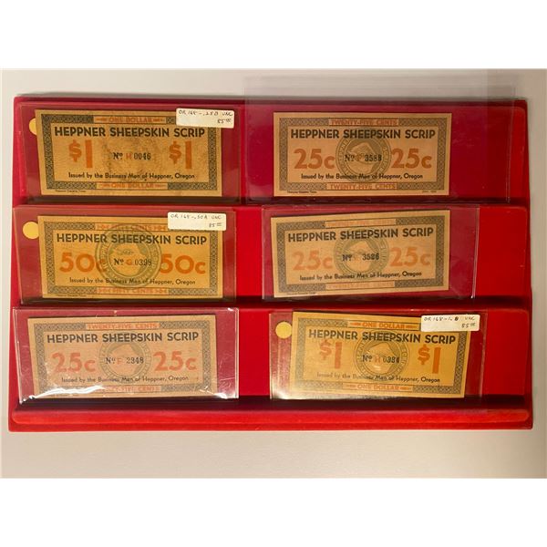 UNITED STATES: LOT of 6 notes