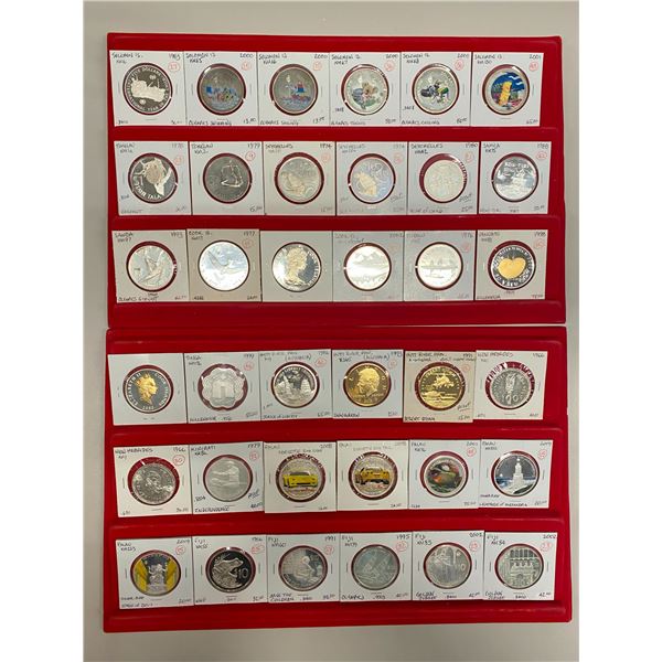 OCEANIA: LOT of 46 coins