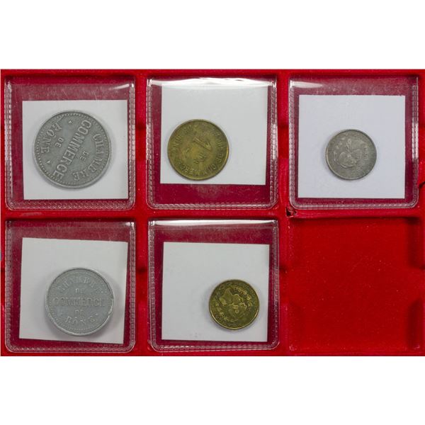 ALGERIA: LOT of 5 coins
