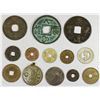 Image 1 : ASIA: LOT of 13 coins tokens and medals