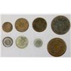 Image 2 : EGYPT (OTTOMAN): Abdul Mejid, 1839-1861, LOT of 5 copper & 3 silver coins, Unc