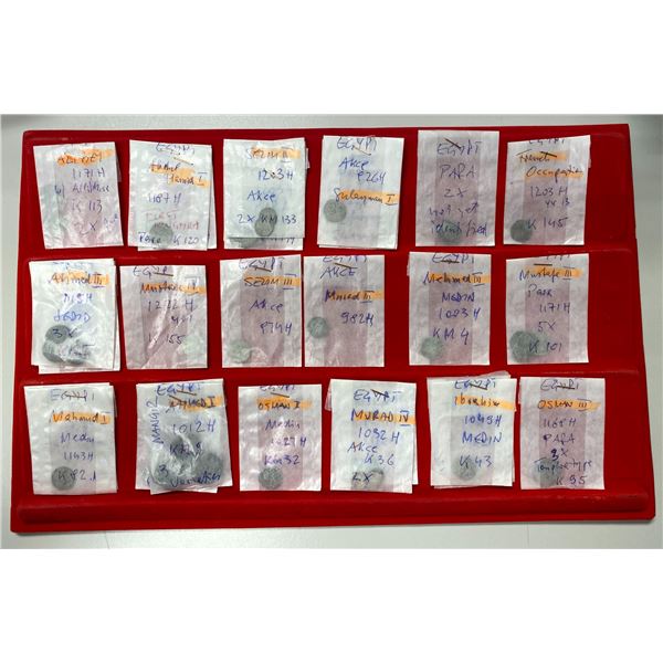 EGYPT (OTTOMAN): LOT of silver, billon, and copper coins before 1808