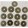 Image 2 : INDONESIA: BANGKA ISLAND: LOT of 13 tin jokohs