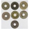 Image 2 : INDONESIA: BANTAM: LOT of 7 AE cash coins