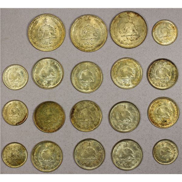 IRAN: LOT of 19 coins